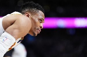 里程悲之夜！威少发挥欠佳14中5&amp;三分5中1 得到14分10助5失误