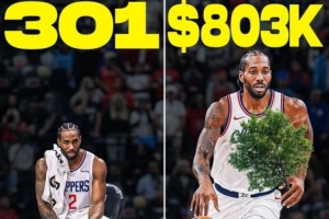 美媒：小卡在快船已赚2.4亿美元薪资 只打301场&amp;每场80万美元