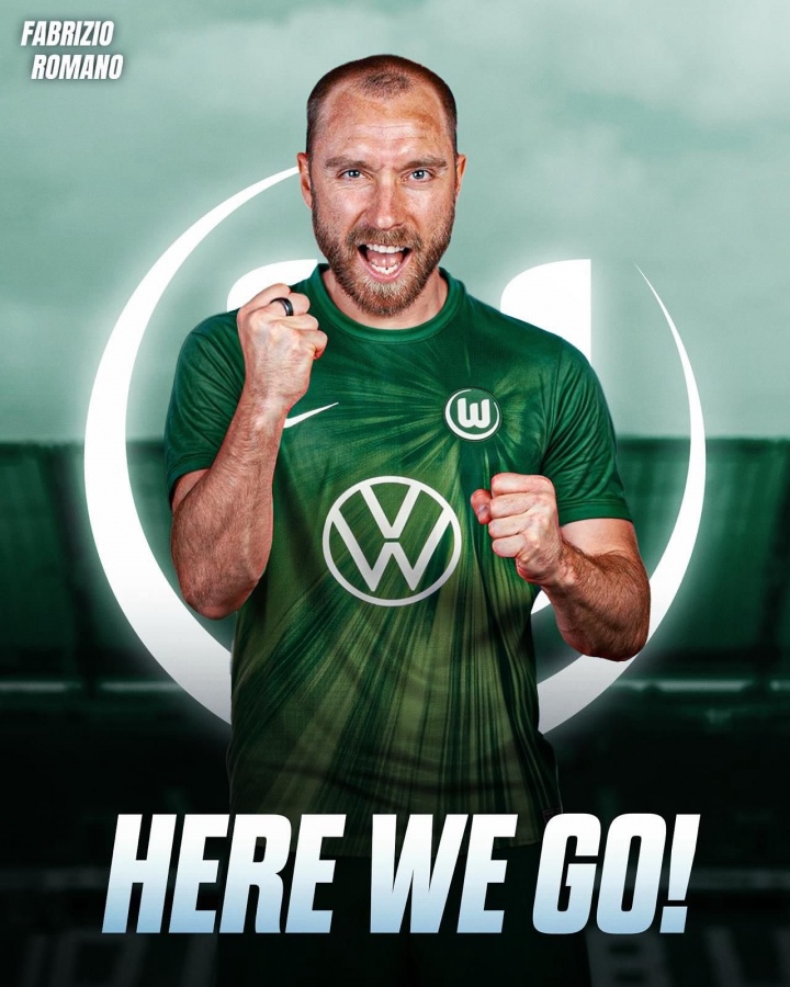 开云网站-罗马诺确认：33岁埃里克森以自由球员身份签约沃尔夫斯堡